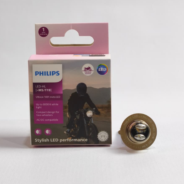 PHILIPS LAMPU DEPAN LED M5 ORIGINAL 100% PNP UNTUK BEAT FI 2013-2019 VARIO 125 2013-2014 VARIO 110 K