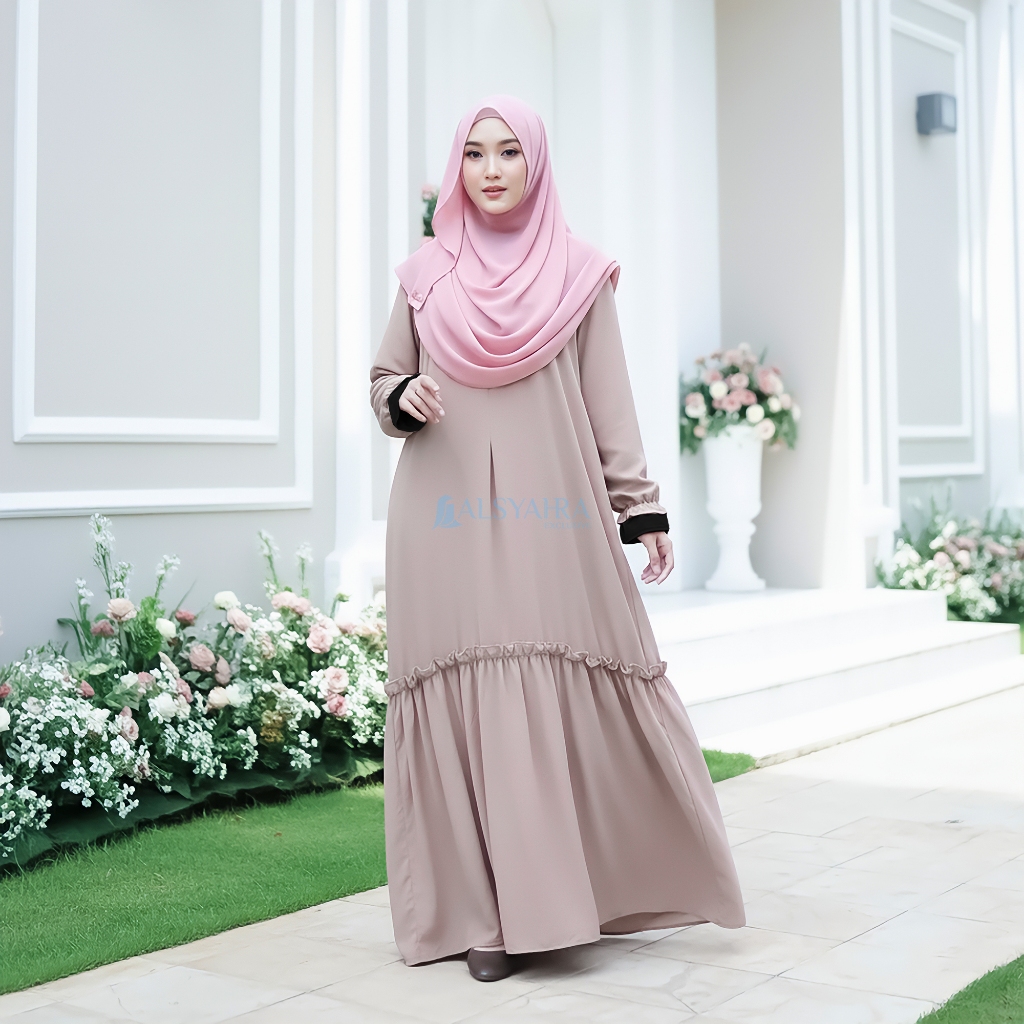 Alsyahra Exclusive - Abaya Gamis Syari Jamila WF Premium
