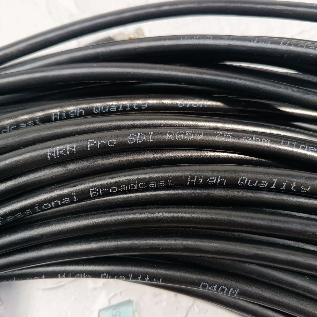 Cable NRN Pro SDI RG59 75 ohm Video Cable Professional Broadcast HD/ SDI High Quality - 75m