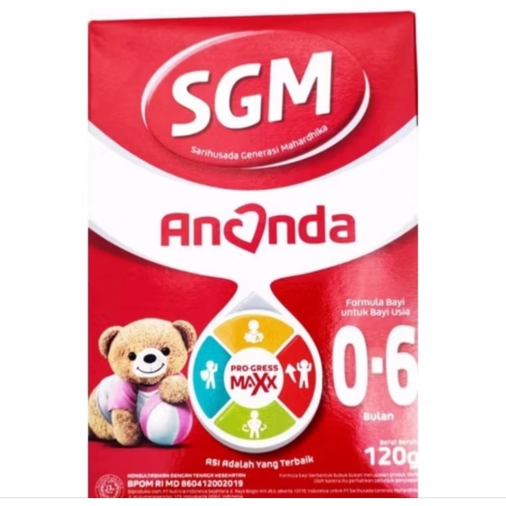 SGM ANANDA Susu Formula 0 sampai 6 Bulan 120 gram