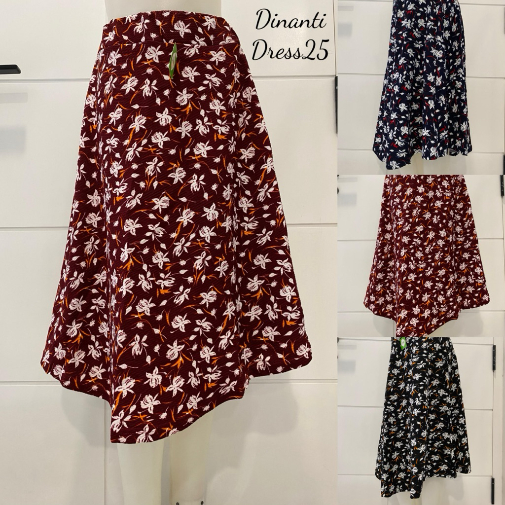 Rok 7/9 Rok Payung Wanita Wafel Bunga Kecil
