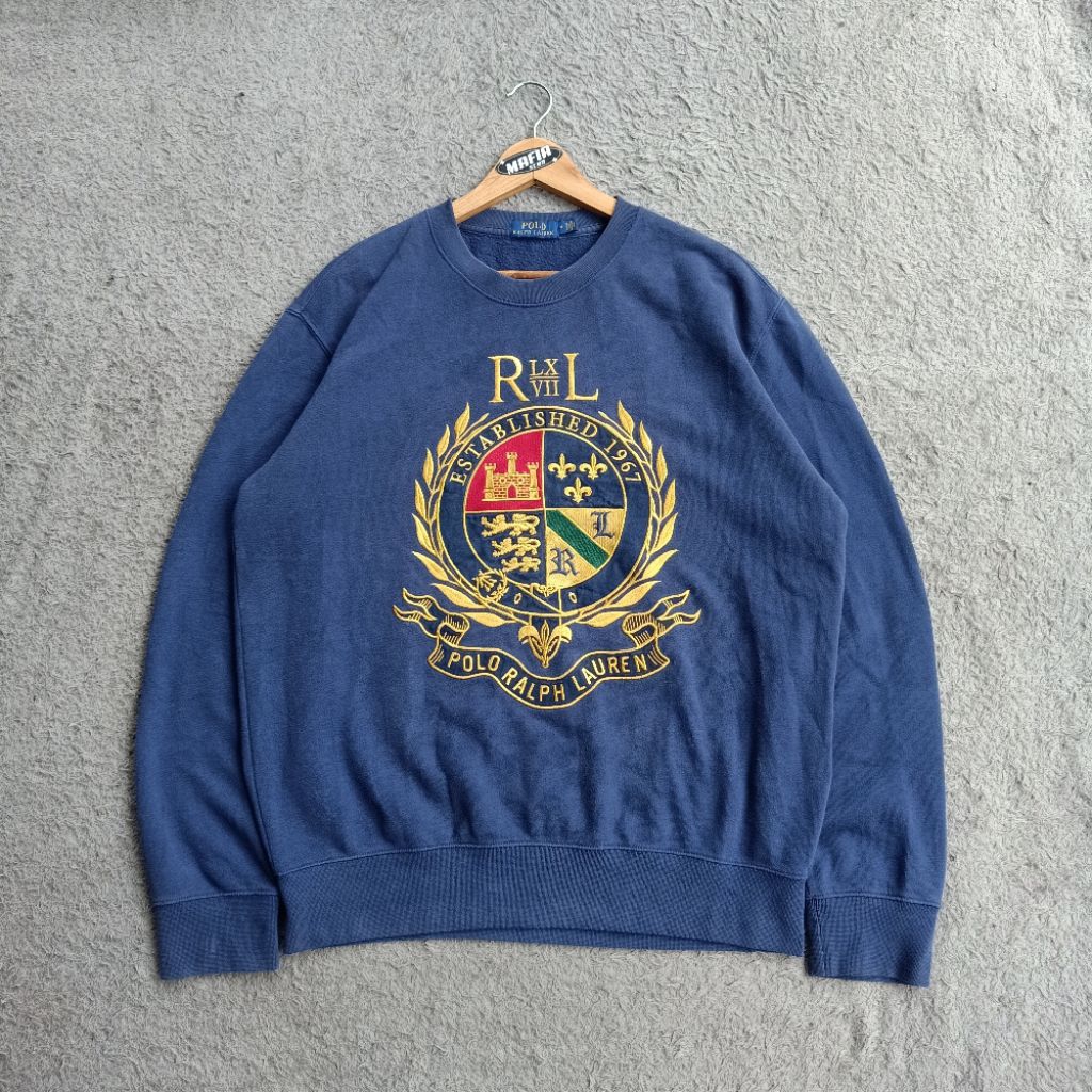 crewneck polo R@lph Laurennnnnnn bordir