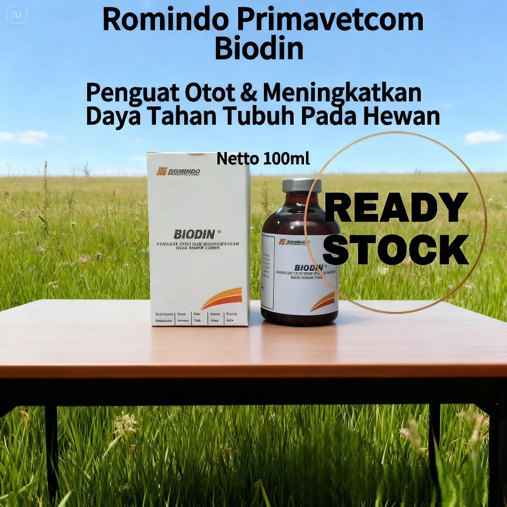 BIODIN INJEKSI - ROMINDO PRIMAVETCOM | 100ml
