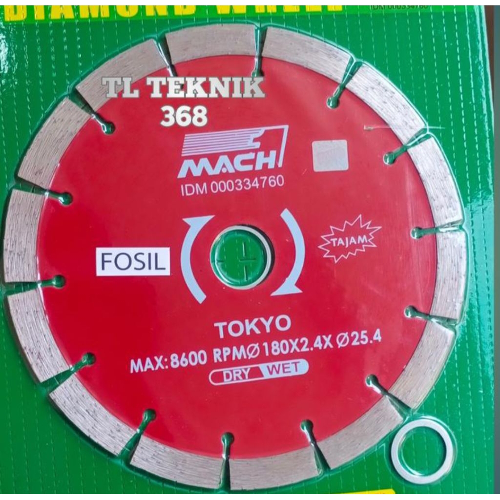 mata pisau potong keramik 7 inch Tokyo Diamond