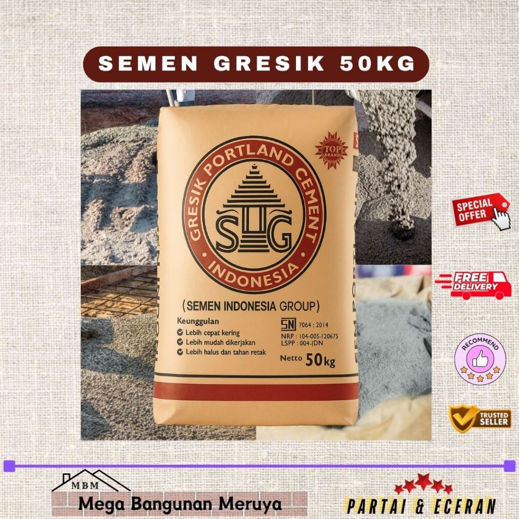 SEMEN GRESIK 50 KG|30 SAK