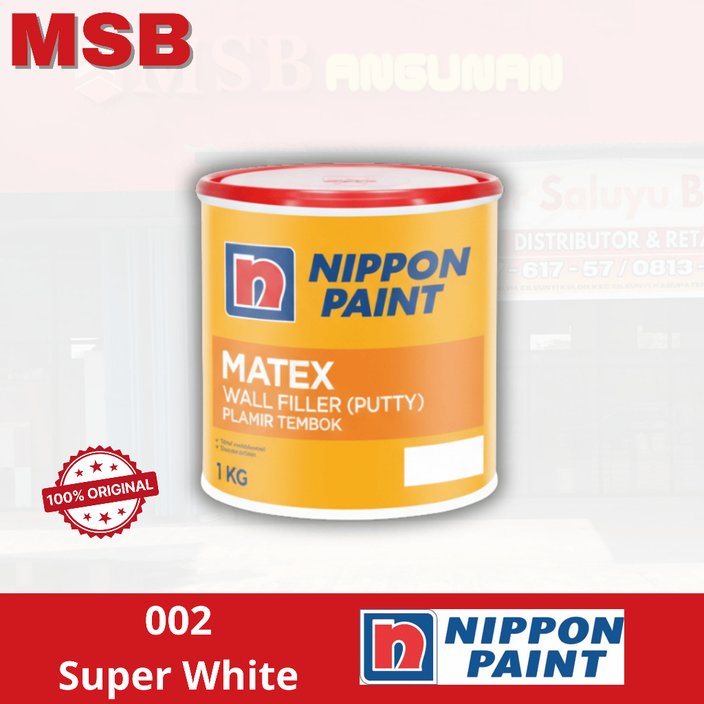 Nippon Matex Putty/Plamir Tembok/Dempul Tembok