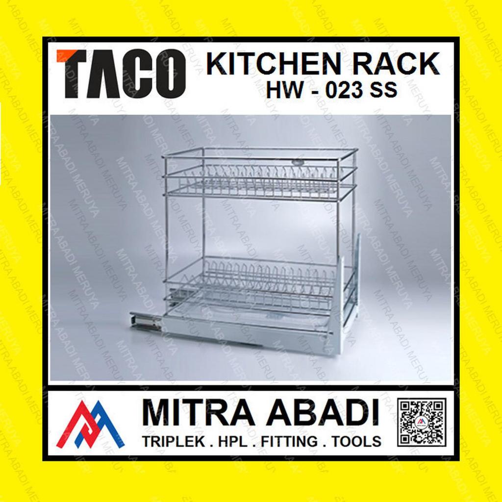 TACO HW 023SS 023 SS Rak Piring Cabinet Kabinet Bawah Dapur Kitchen