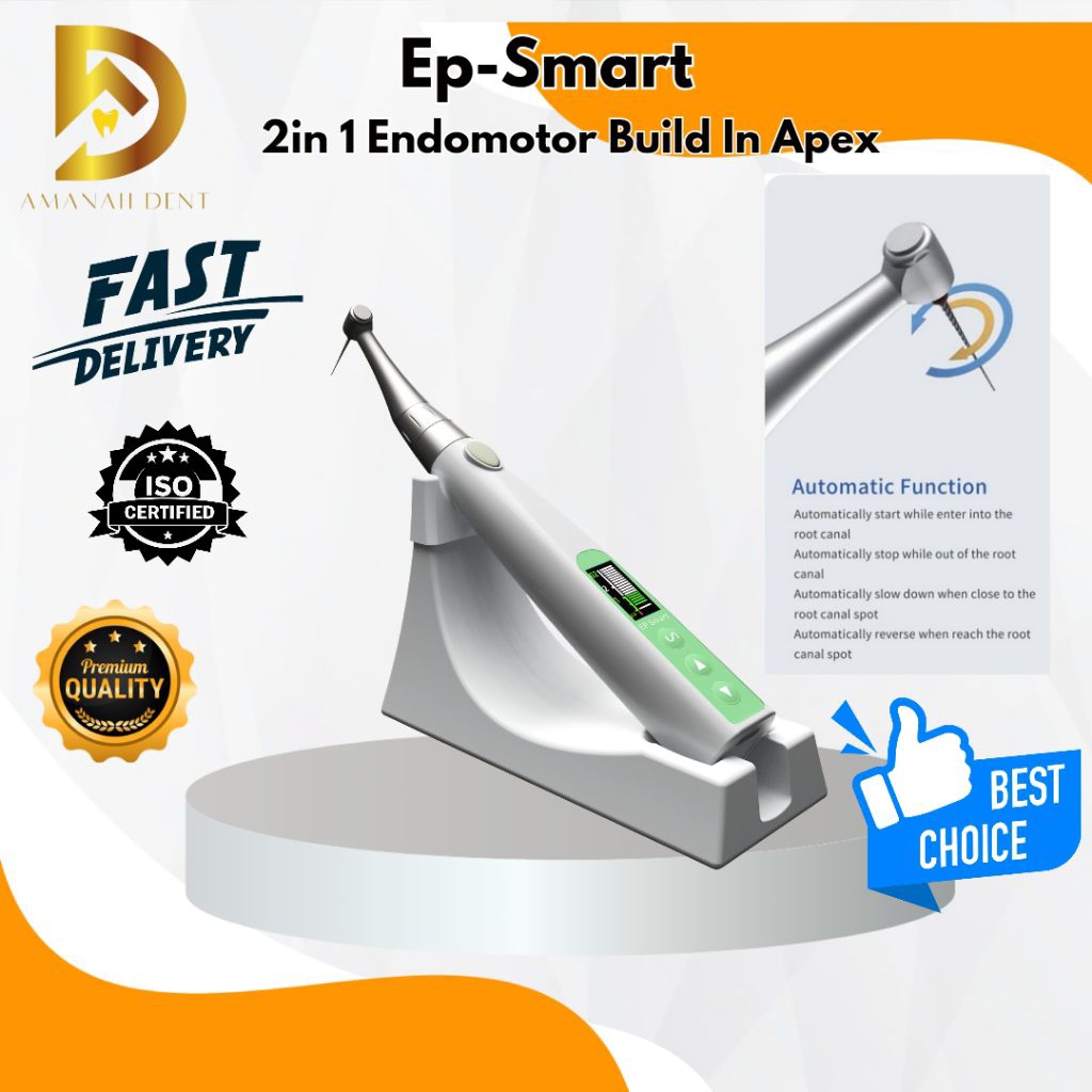 Endomotor built-in Apex Locator betterway / endomotor / apex locator dari betterway