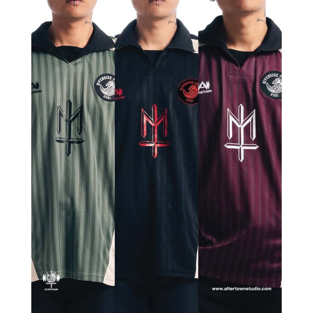 JERSEY RIVERSIDE FOREST FC x MATERNAL x ALTERTOWN - BURGUNDY