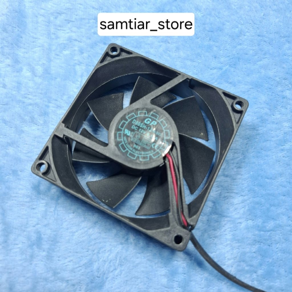 KIPAS / FAN 8x8 DC 12V KOTAK BEKAS