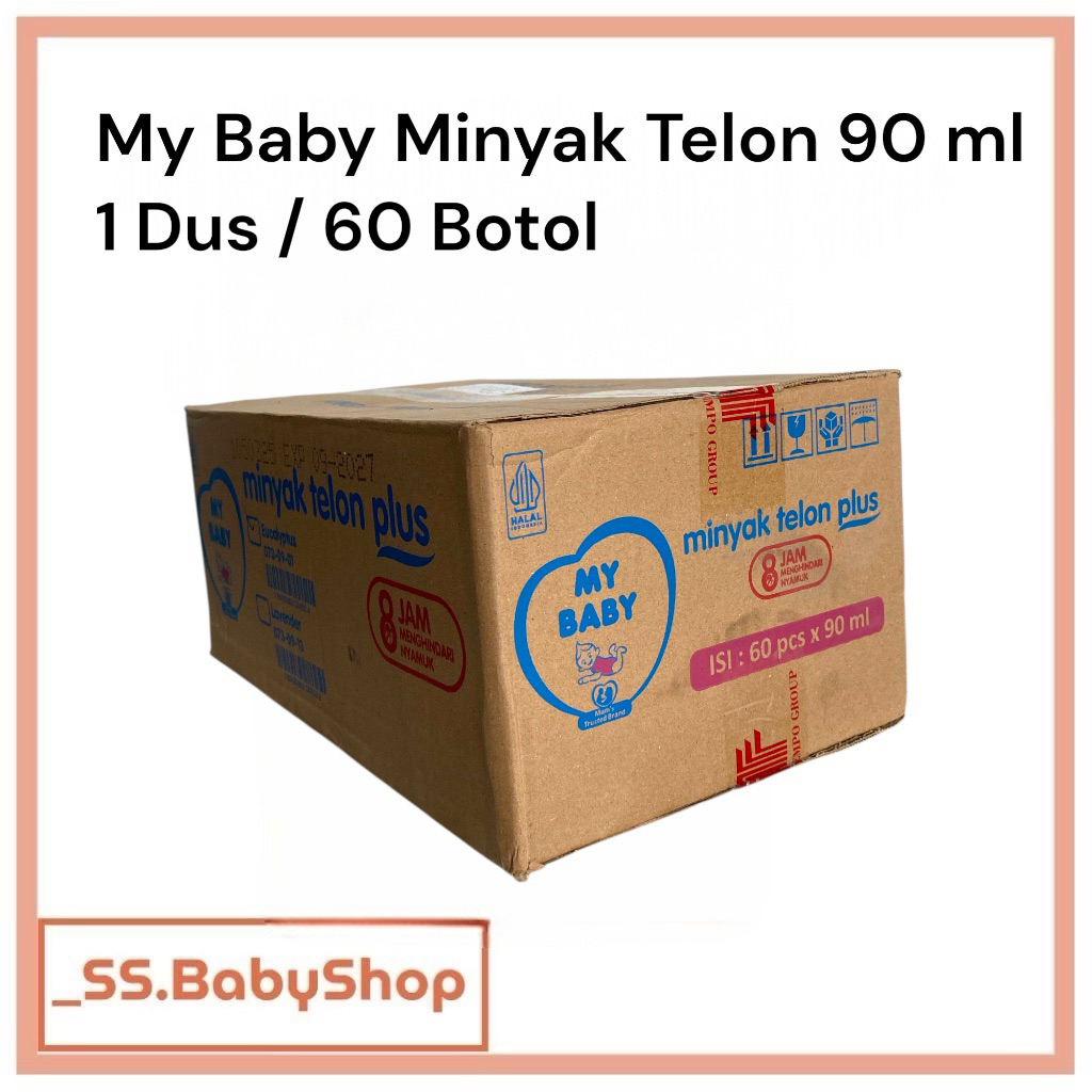 My Baby Minyak Telon 90 ml - 1 Dus(60 Botol)