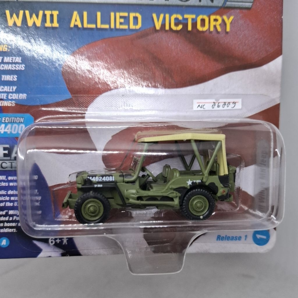 Jeep Willys Military Johnny Lightning