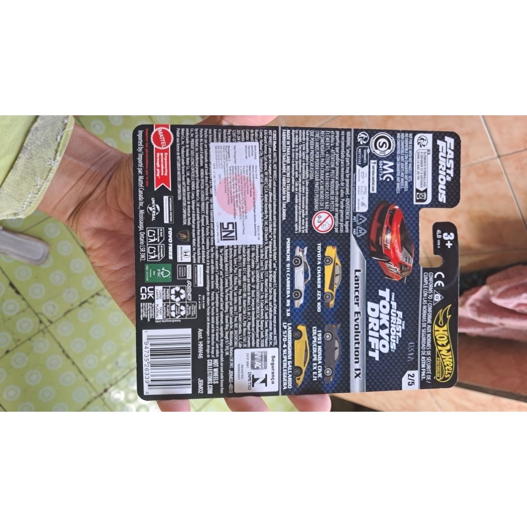 HotwheelsFNFMitshubisiLancerEVO