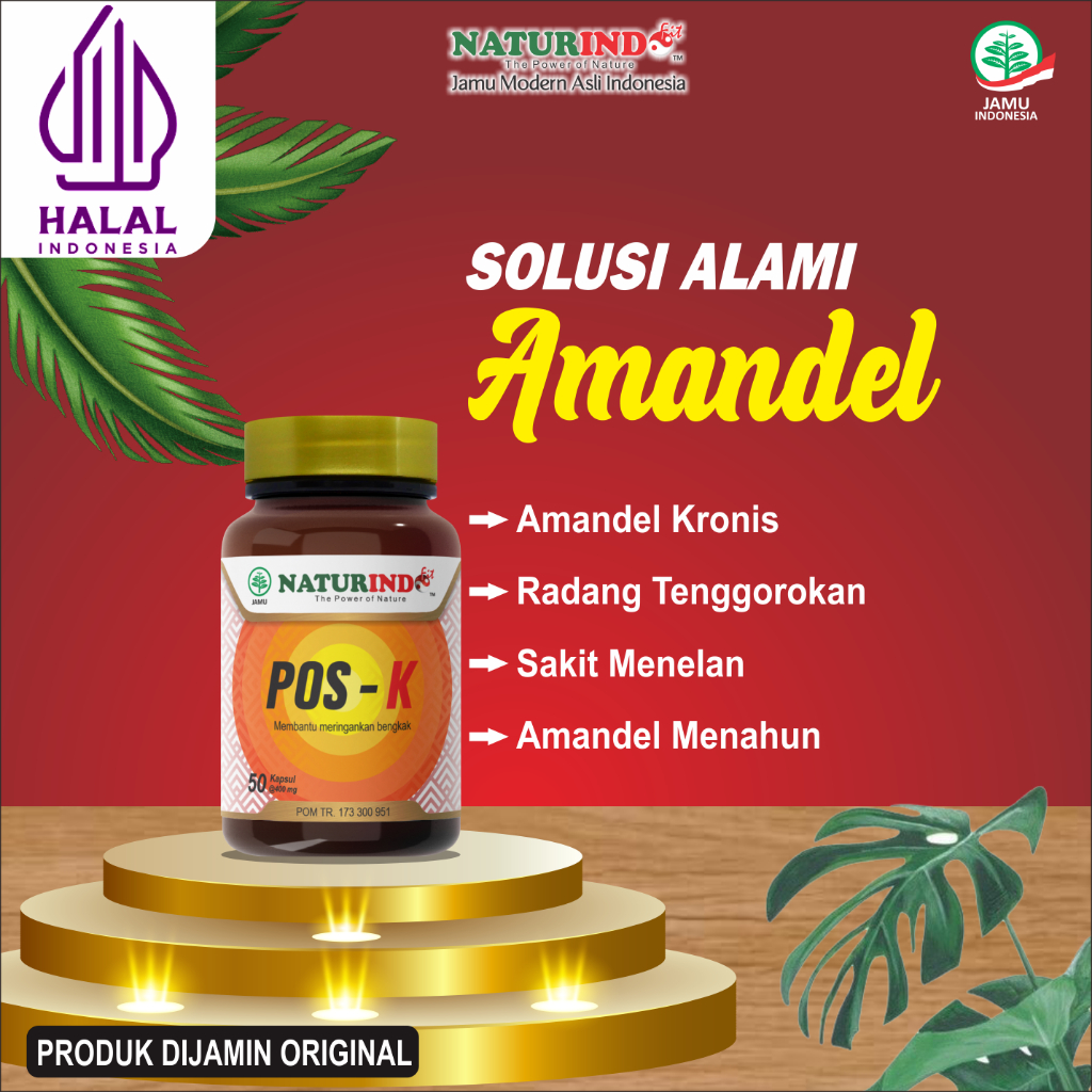 Obat Herbal Amandel Pos K Naturindo