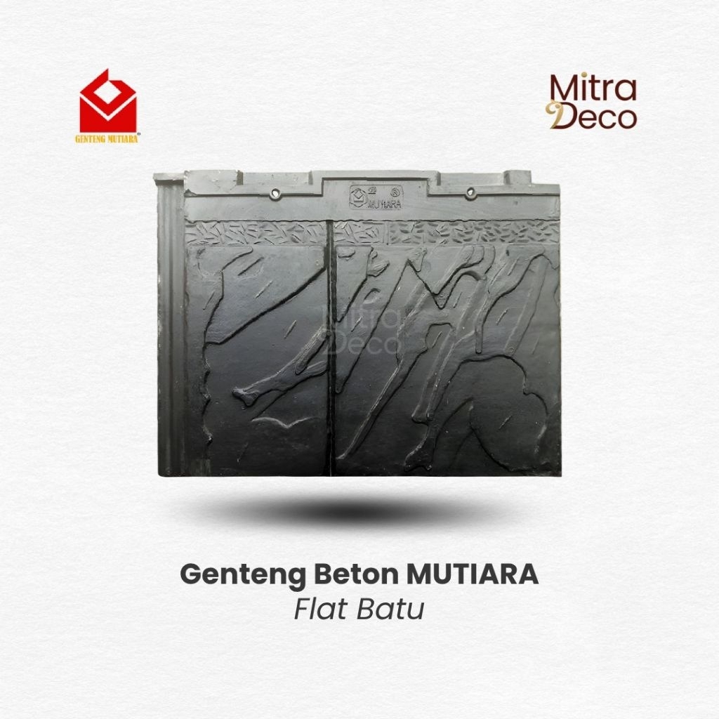 MUTIARA Genteng Beton FLAT BATU