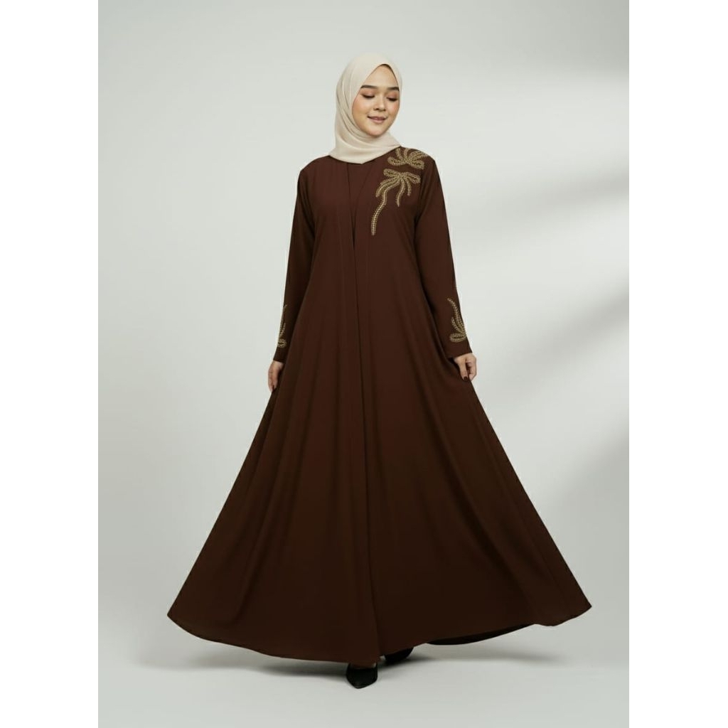 Mussa Fashion - Catleya Abaya (Gamis Lebaran, Idul Adha,Pengajian) Santai Elegant