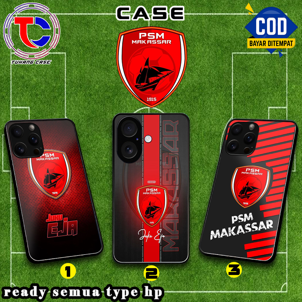 Softcase Glass PSM Makassar - Softcase Glossy - Softcase Kaca  Iphone samsung xiaomi redmi oppo itel