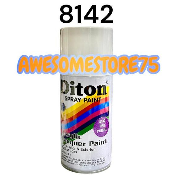 DITON 8142 RED PURPLE Merah Ungu Metalik Cat Semprot Pilox Pylox Motor Mobil