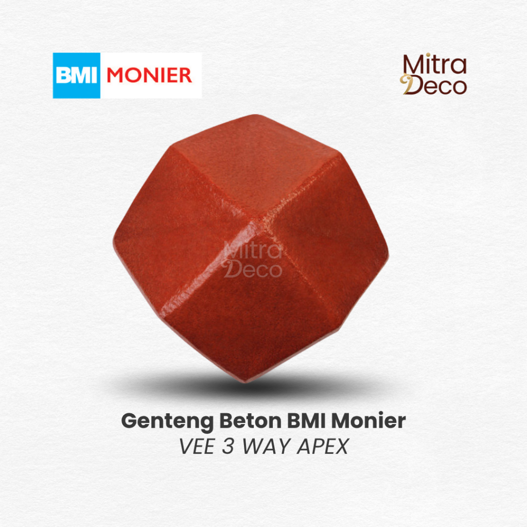 BMI Monier Aksesoris Genteng Vee 3 Way Apex