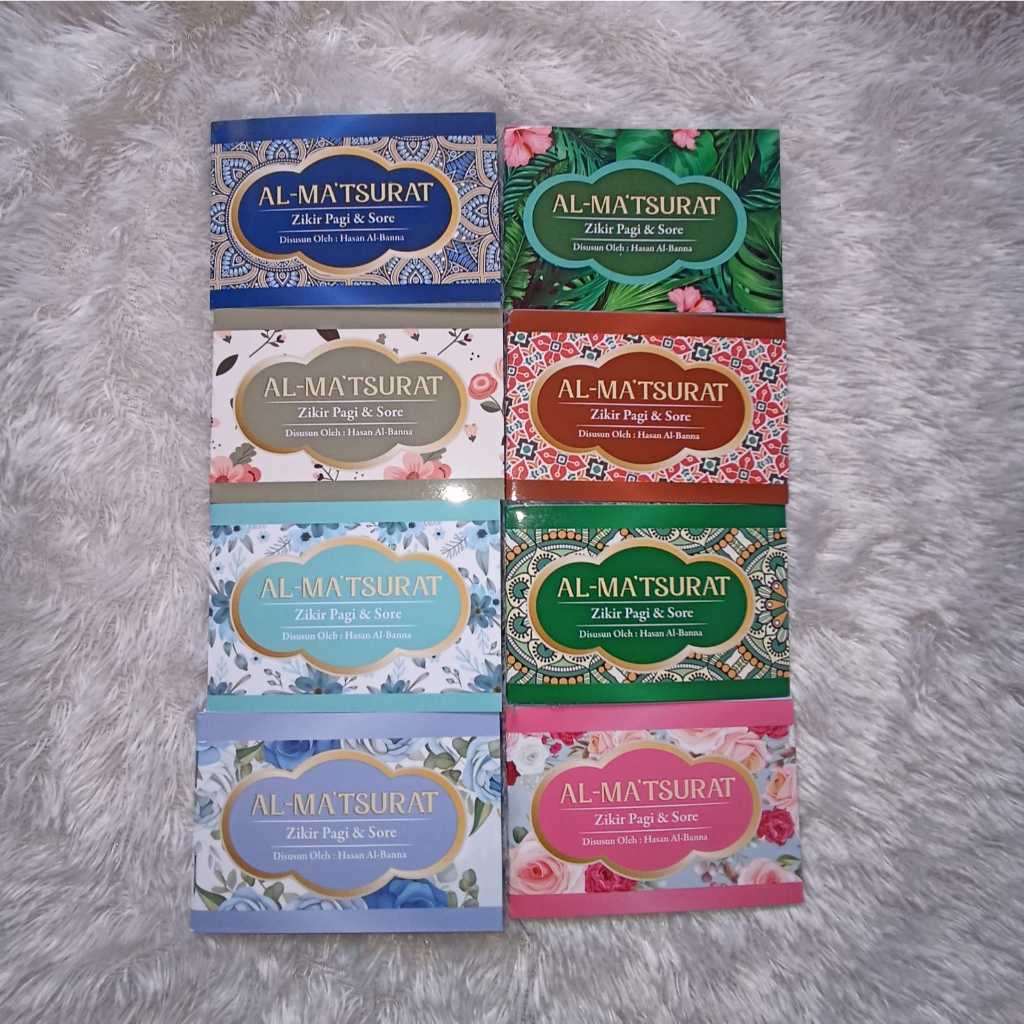 Al Matsurat Al Banna Dzikir Pagi dan Petang Colorful isi Berwarna Praktis Kecil