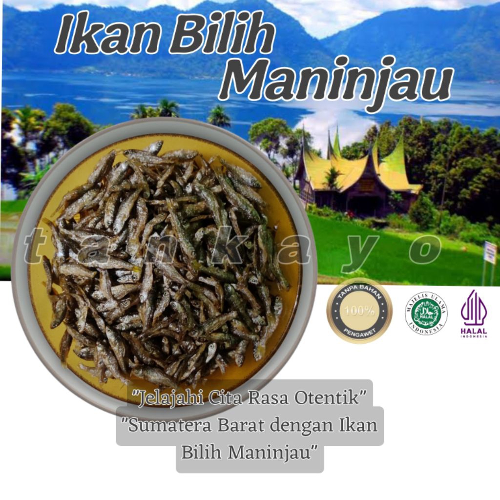 Ikan bilis goreng / ikan bilih goreng Maninjau