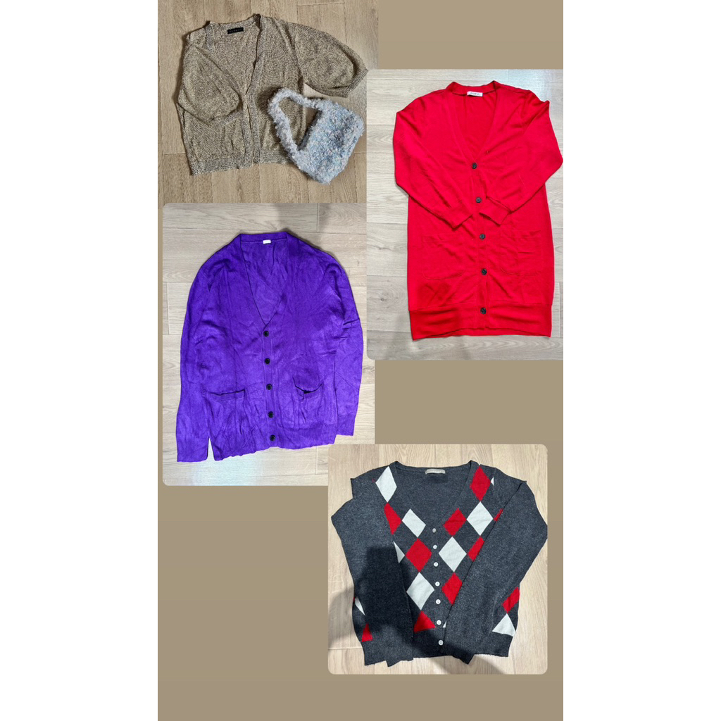 PL CARDIGAN KARDIGAN CARDI RAJUT ATASAN SWEATER DRESS BAHAN RAJUT