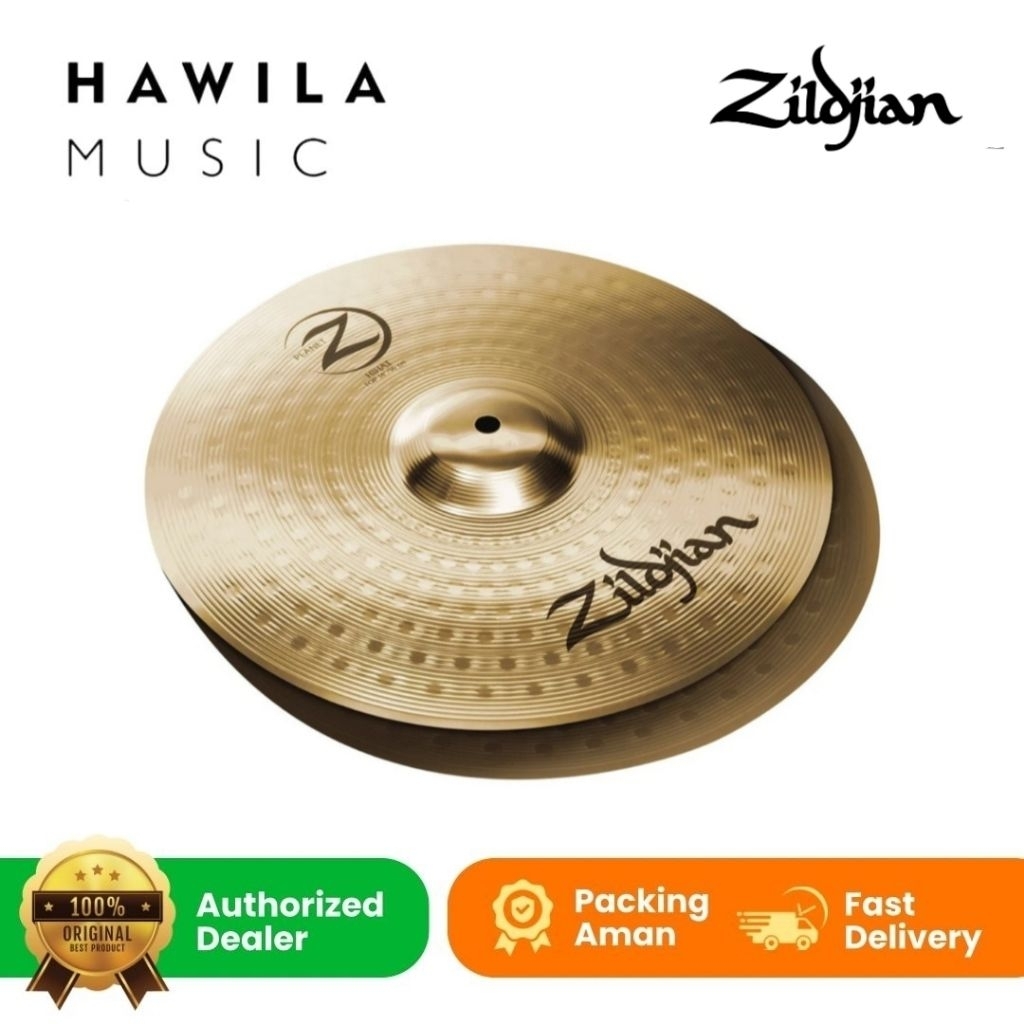 Cymbal Simbal Hihat Drum ZILDJIAN PLANETZ PLANET Z HIHAT 14in 36cm