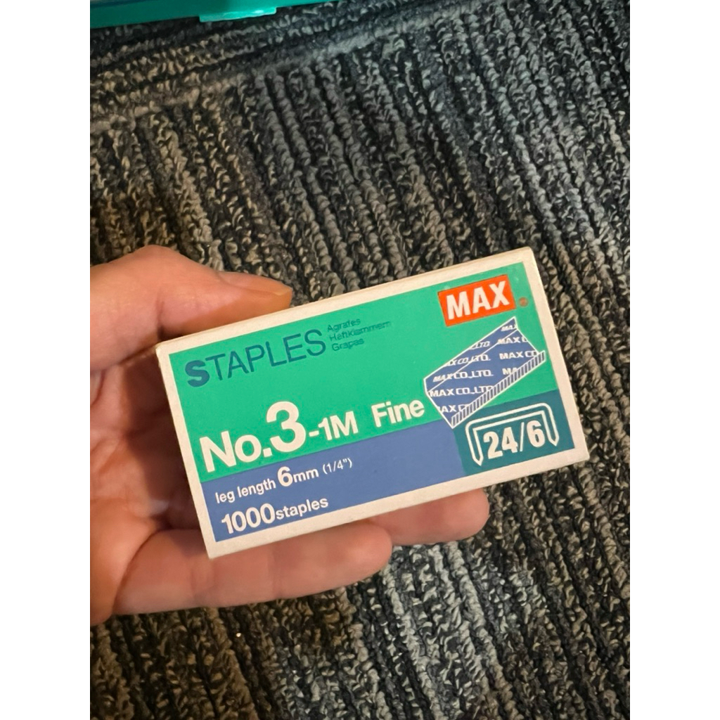 ATK MAX Isi ulang/refill 3-1M isi Stapler Staples Jegrekan Hekter HD 50 Staples Tembak TGA