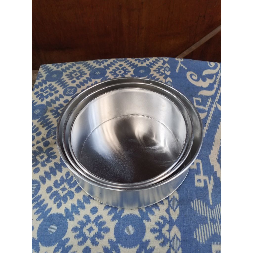 loyang bulat/ loyang puding Ukuran: 18 cm, 20 cm, 22 cm