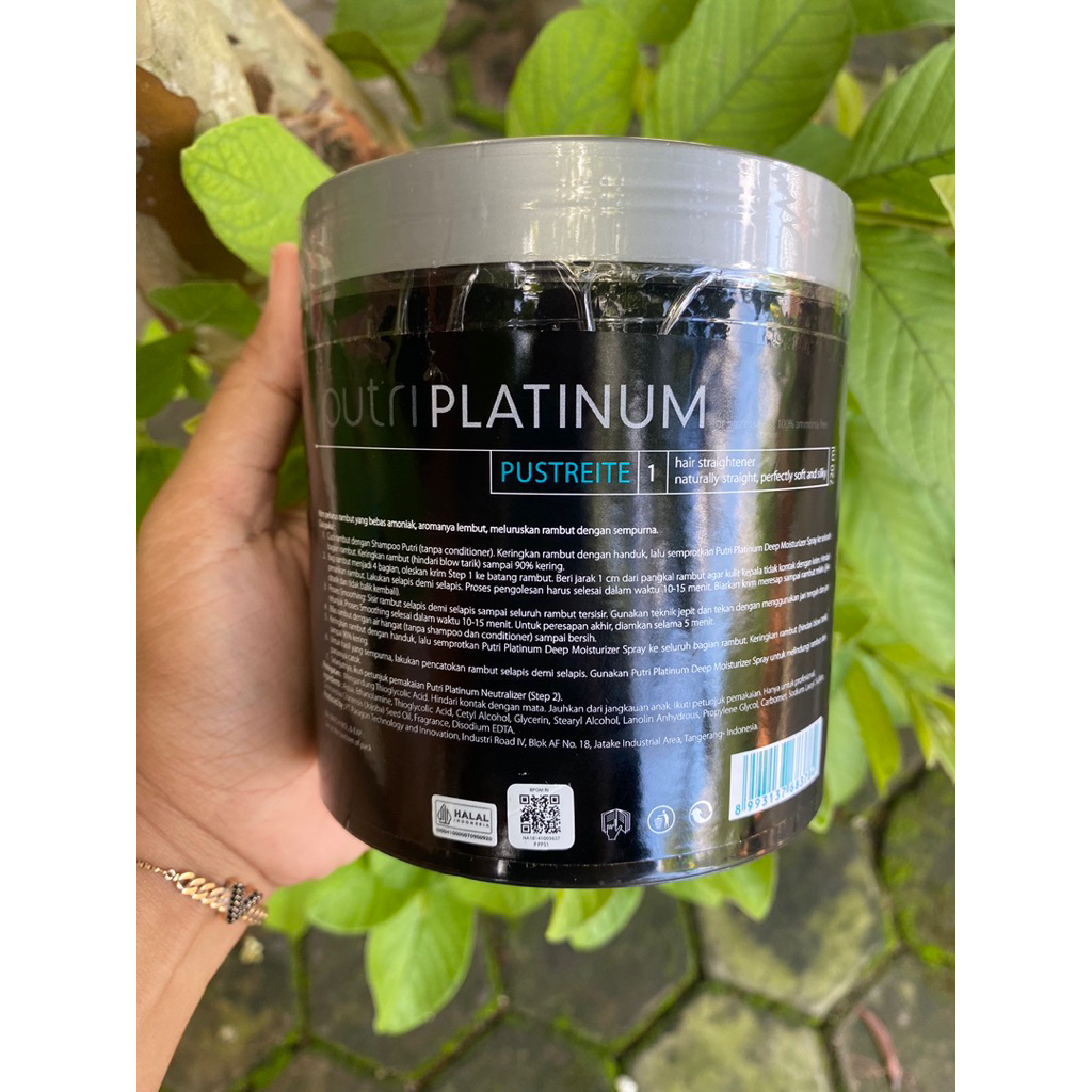 STEP 1 & 2PUTRI PLATINUM 720ML/PELURUSAN PUTRI PLATINUM STEP 1 & 2 720ML/SMOOTHING PUTRI