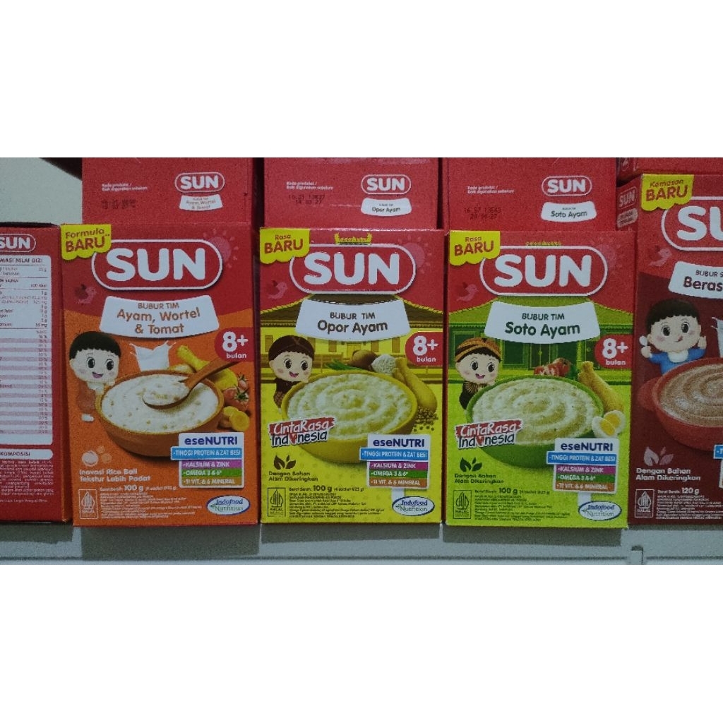 SUN BUBUR TIM BAYI 8+ / TIM BAYI  / MAKANAN BAYI / BUBUR BAYI