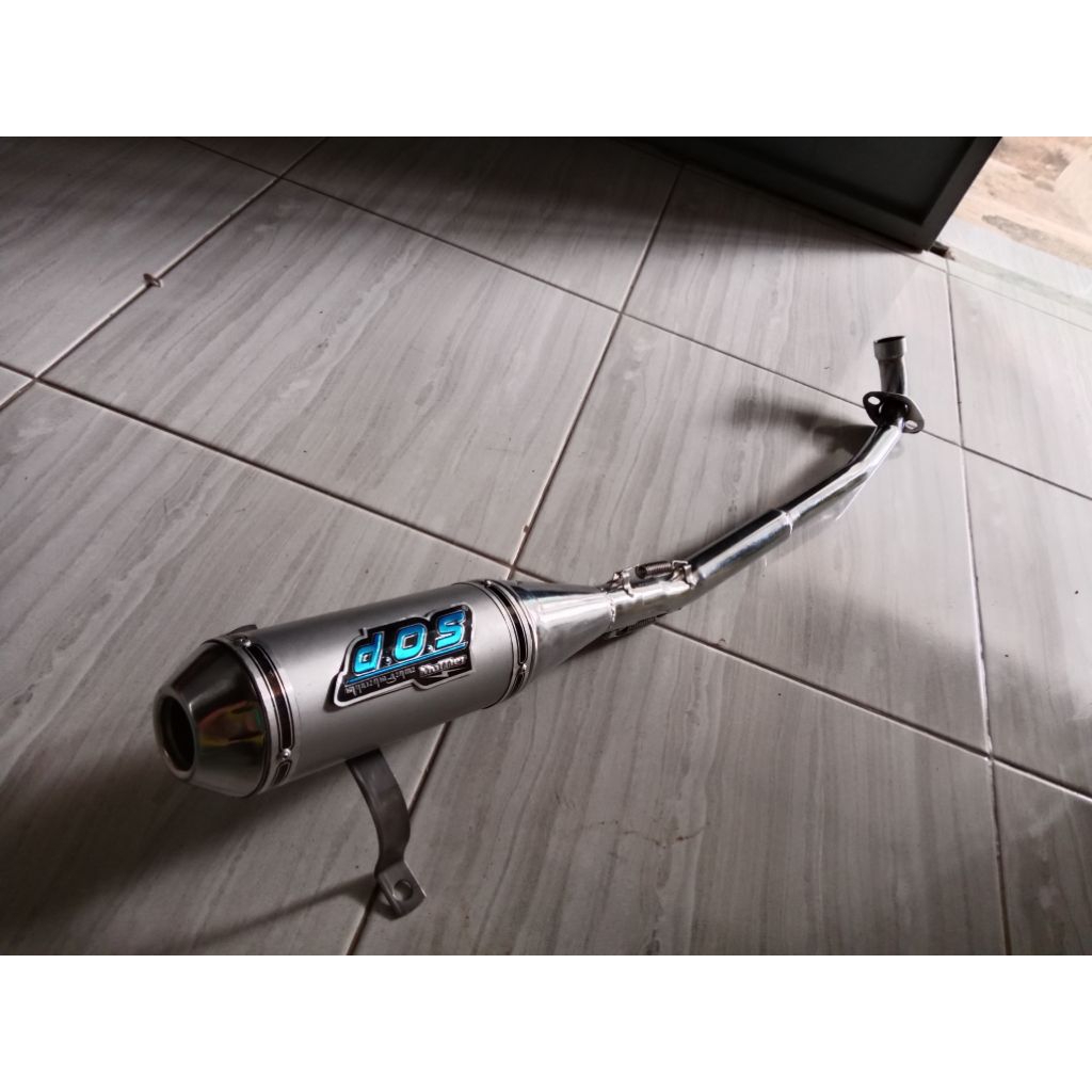 knalpot DOS motor bebek supra lama grand vega jupiter z