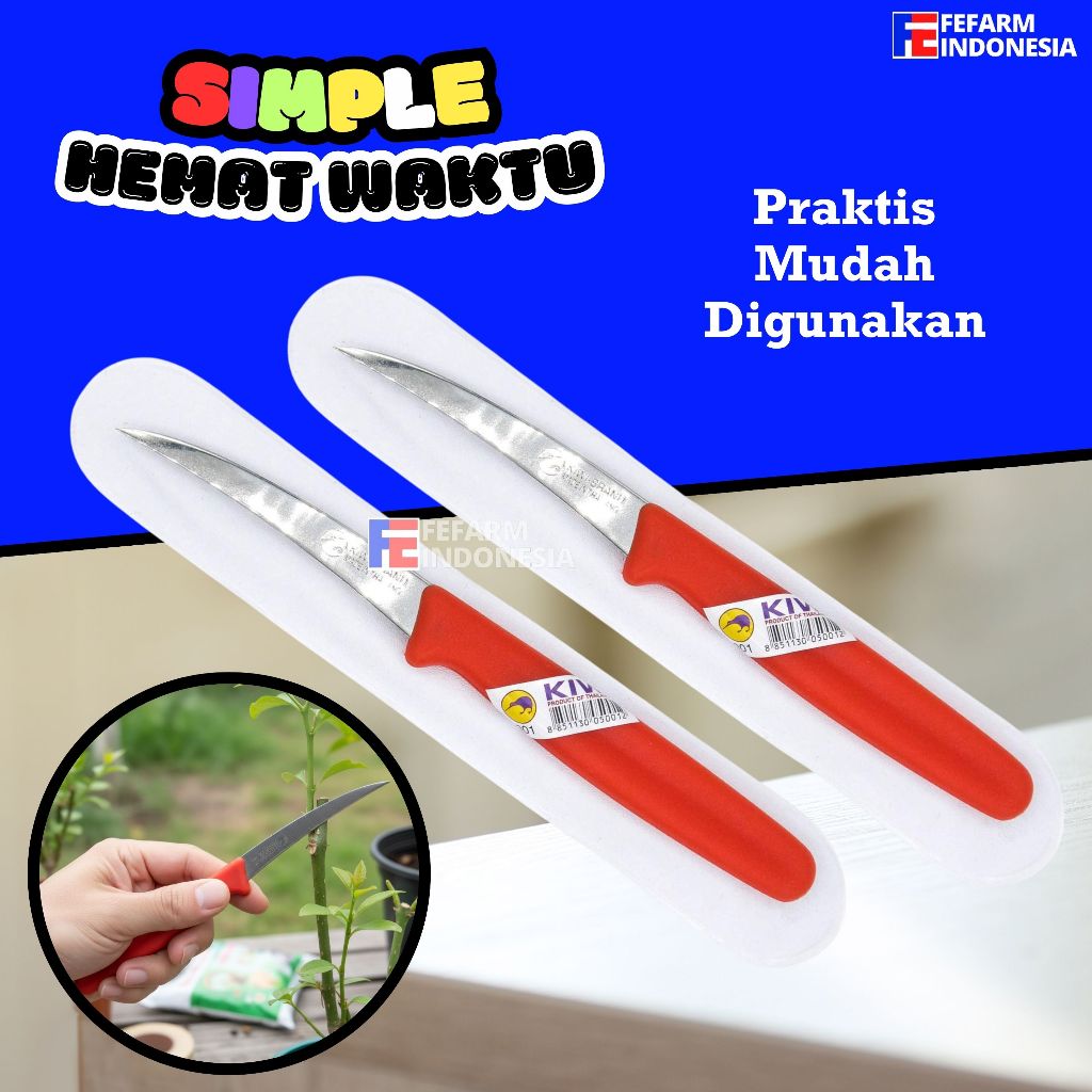 Pisau Okulasi Grafting Cangkok Alat Berkebun Tanaman FEFARM