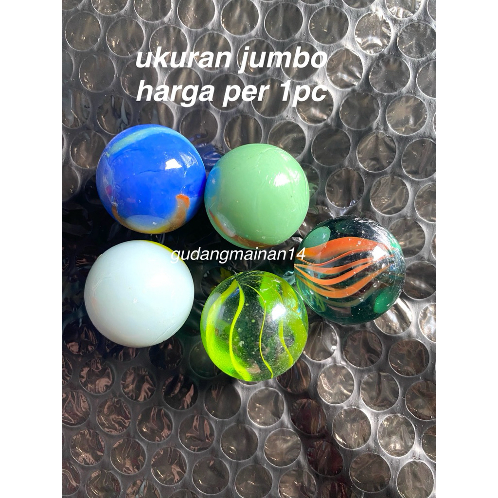 Kelereng Gundu Mata Kucing/Marmer Jumbo 1Pc