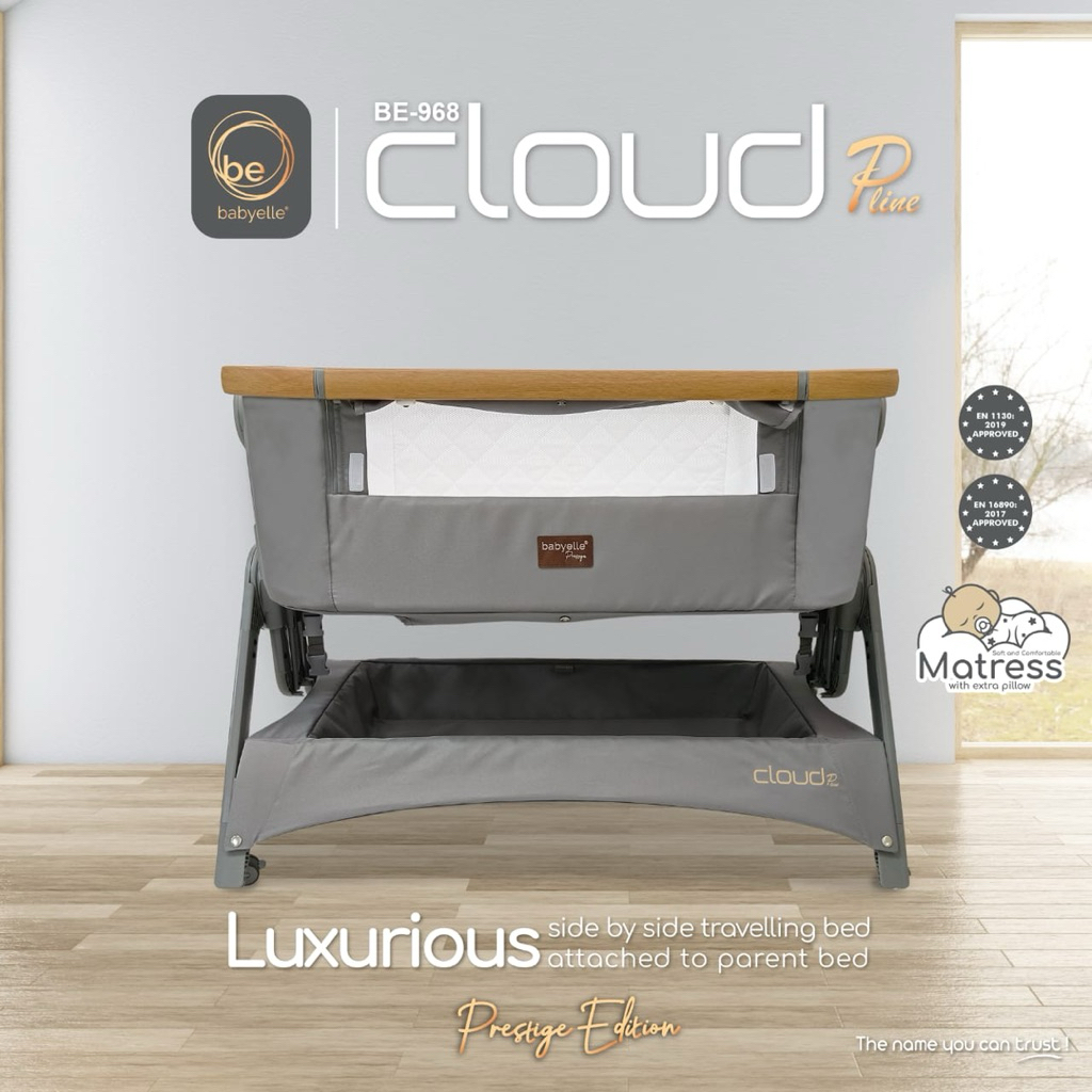 Makassar - Baby Box Ranjang Tempat Tidur Bayi BabyElle Cloud BE 909 / Side Bed Baby Crib