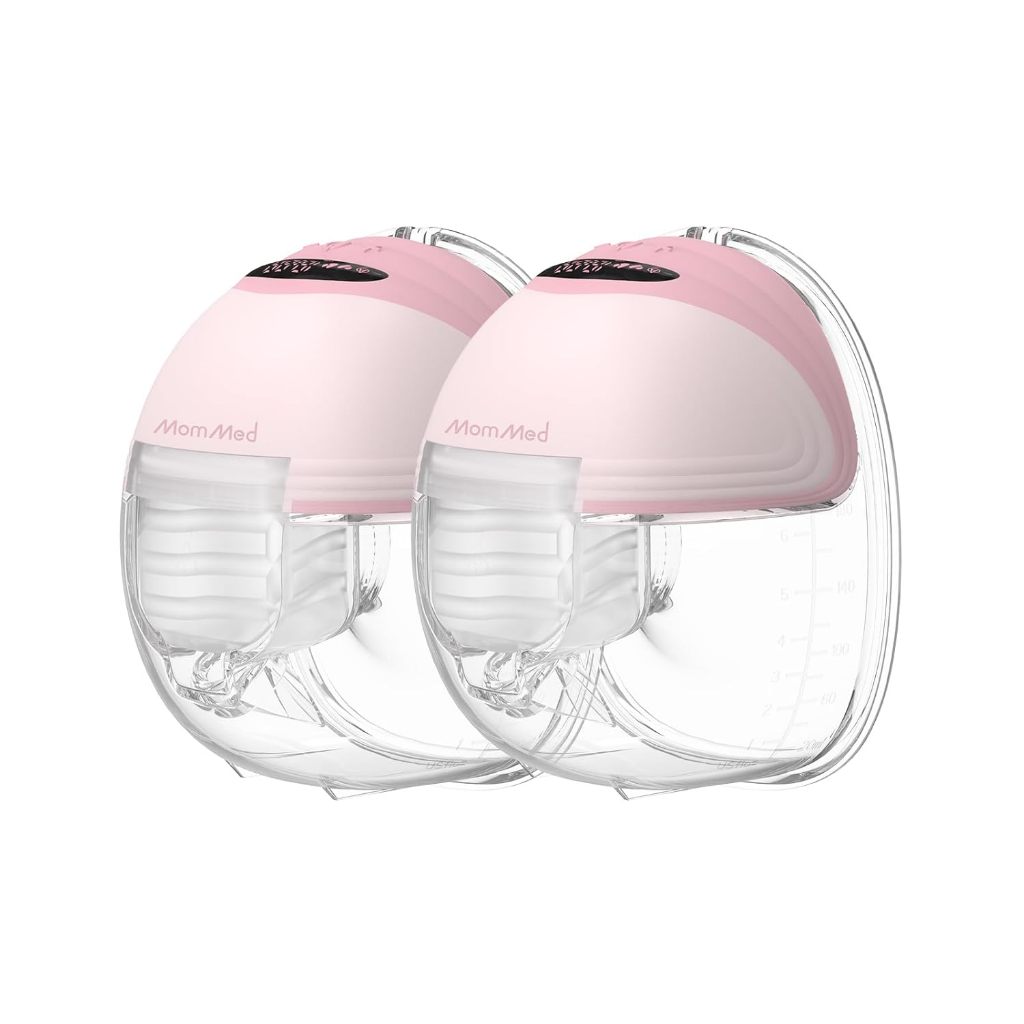 MomMed Wearable Breast Pump S21 - Leak-Proof Design, Hands-Free Double Portable Electric Breast Pump