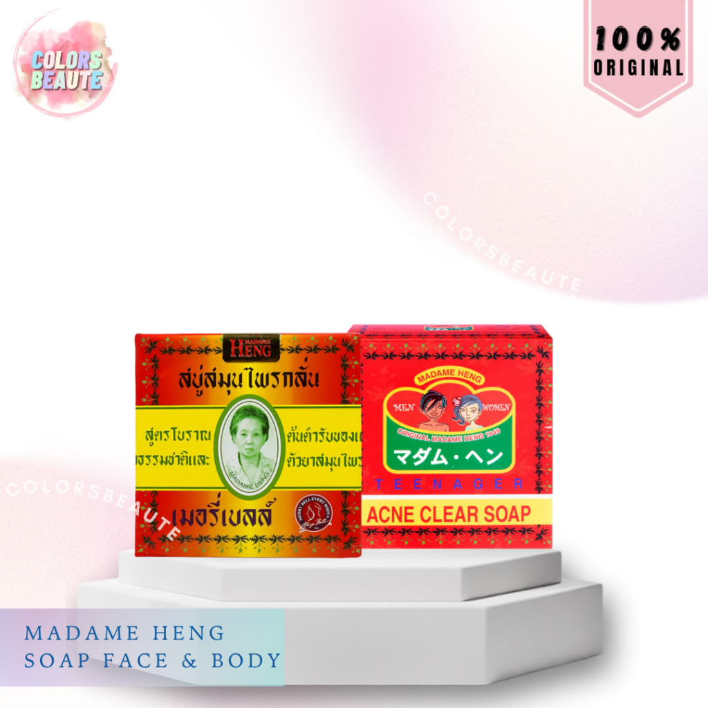 Madame Heng Teenager Acne Clear Soap body and face / sabun mandi / sabun cuci muka / sabun jerawat