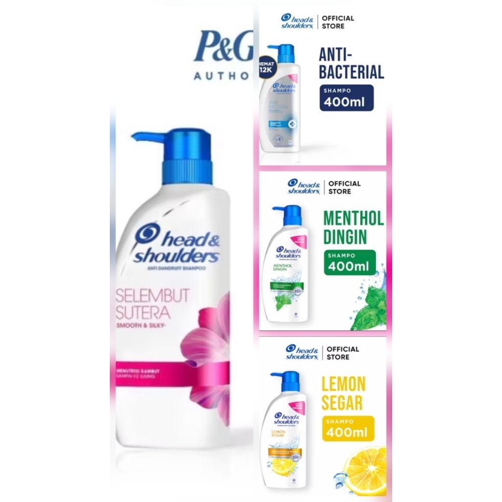 Head and shoulders shampoo 400ml