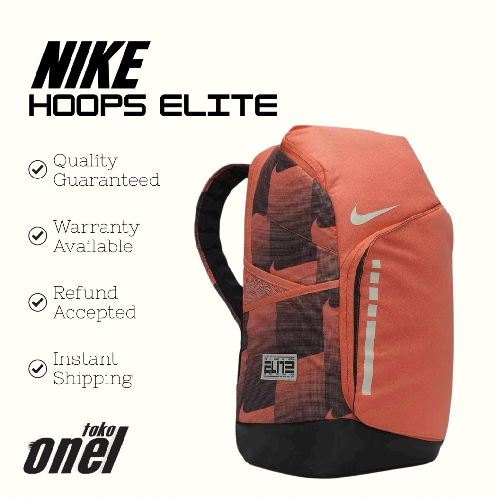 Nike Elite Backpack Original 100% 32L || Tas Ransel Basket || Tas Ransel Unisex || Tas Ransel/Bag un