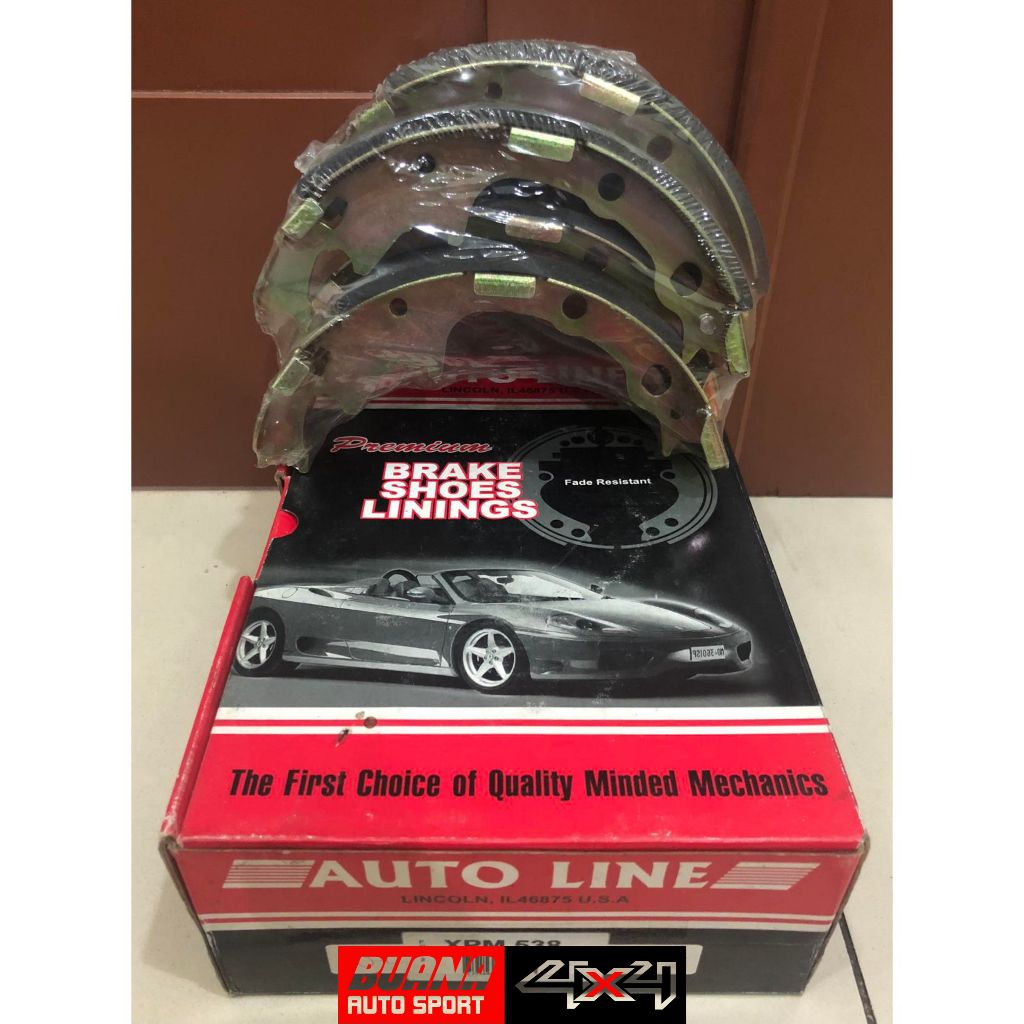 Autoline Kampas Rem Brake Shoes Belakang Jeep Cherokee XJ