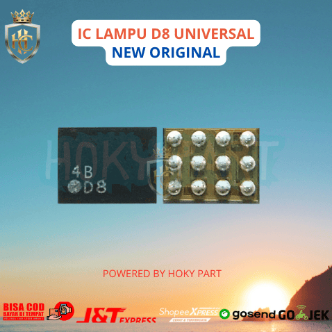 READY IC LAMPU D8 UNIVERSAL BEST QUALITY - HOKY CELL