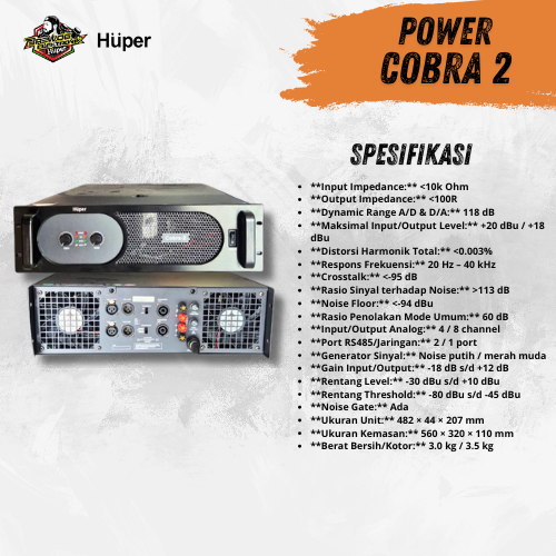 COBRA 2 POWER HUPER BARCLAY