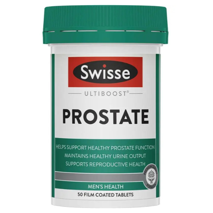 SWISSE B Prostate Health Formula 60 Capsules or Swisse Ultiboost Prostate 50 Tablets