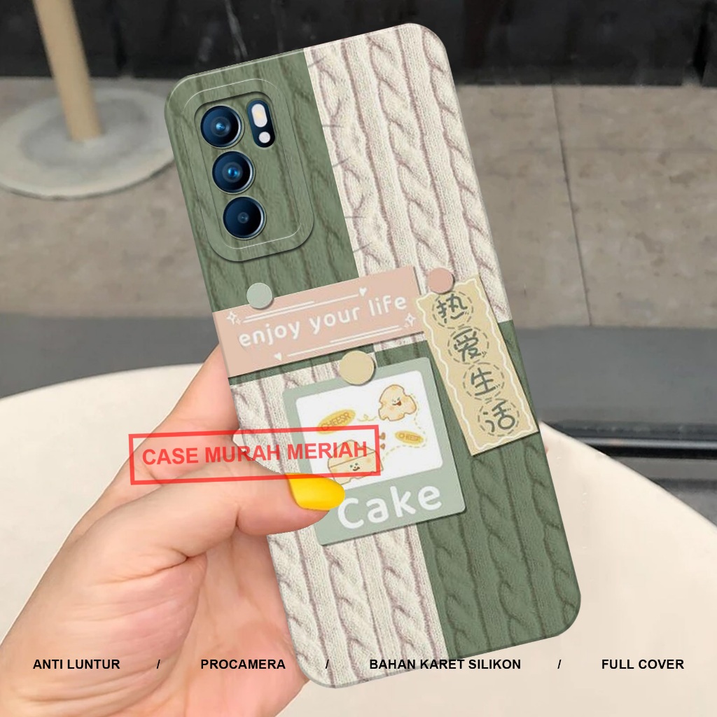 Case Oppo Reno 6 - Casing Hp Oppo Reno 6 Softcase Silikon Procamera - Softcase Oppo Reno 6 - Silikon