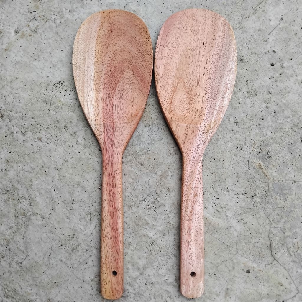 Centong Nasi / Centong Kayu Besar Panjang 32 cm / Centong Besar Murah