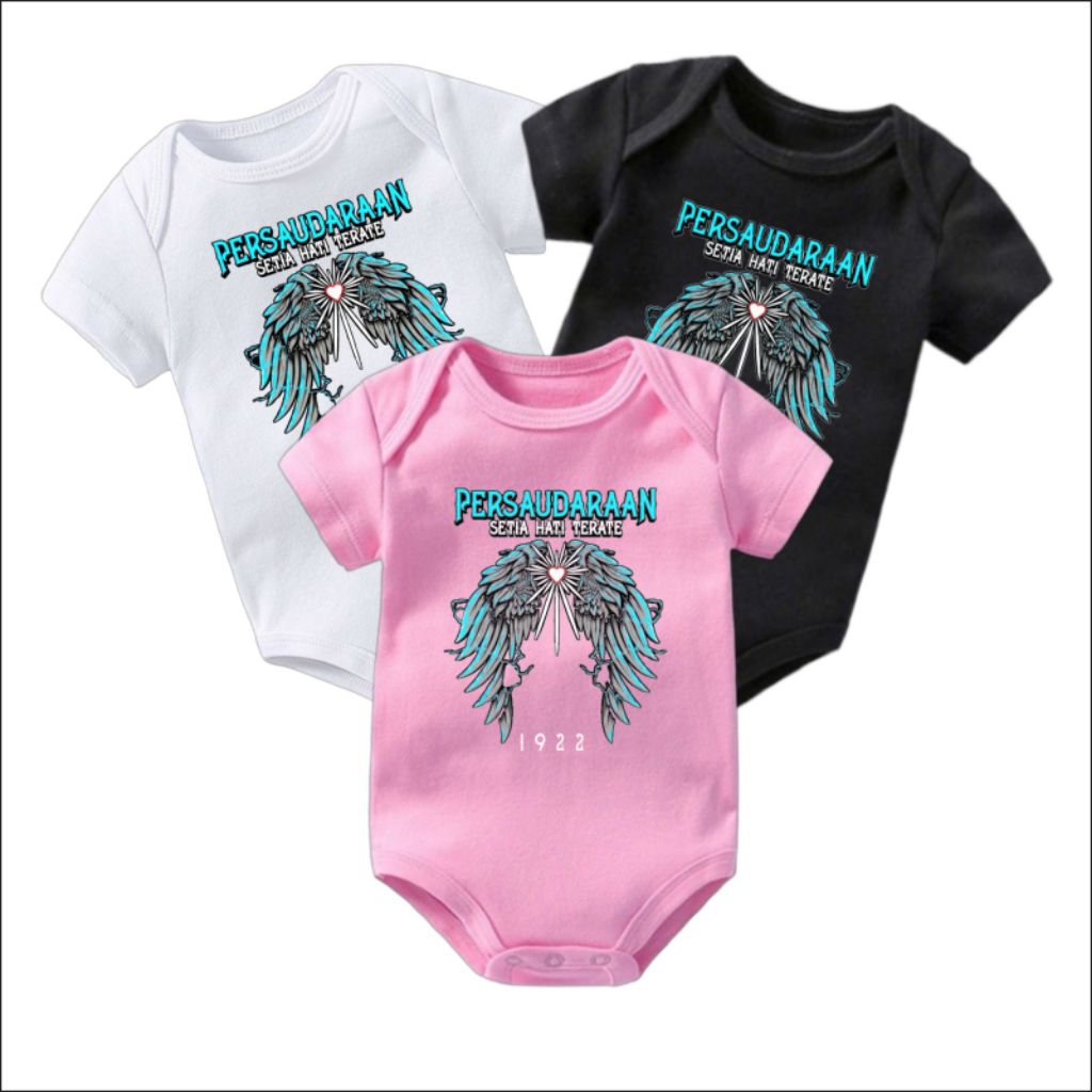 Baju Bayi Jumper Bayi Romper Bayi PSHT Persaudaraan setia hati terate 1922 Anak Silat Karate