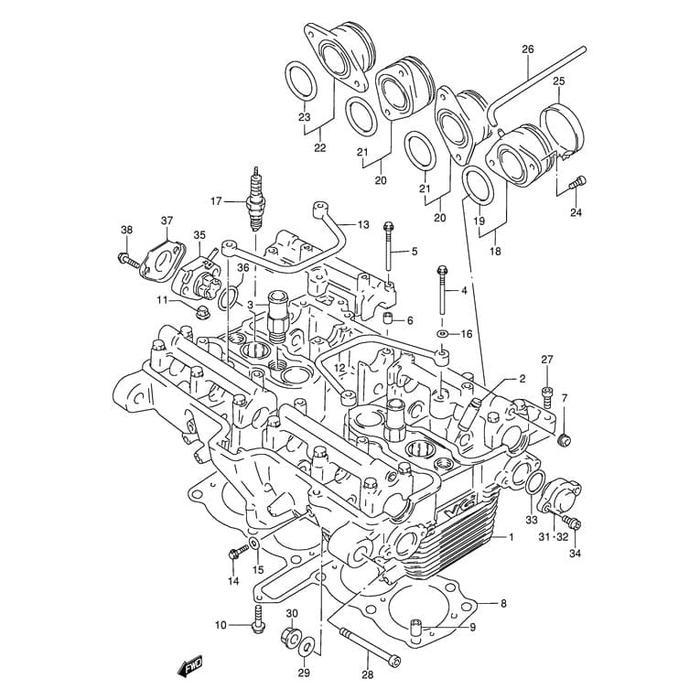 11141 - Paking / Gasket Cylinder Head Suzuki Bandit 400 / GSF400