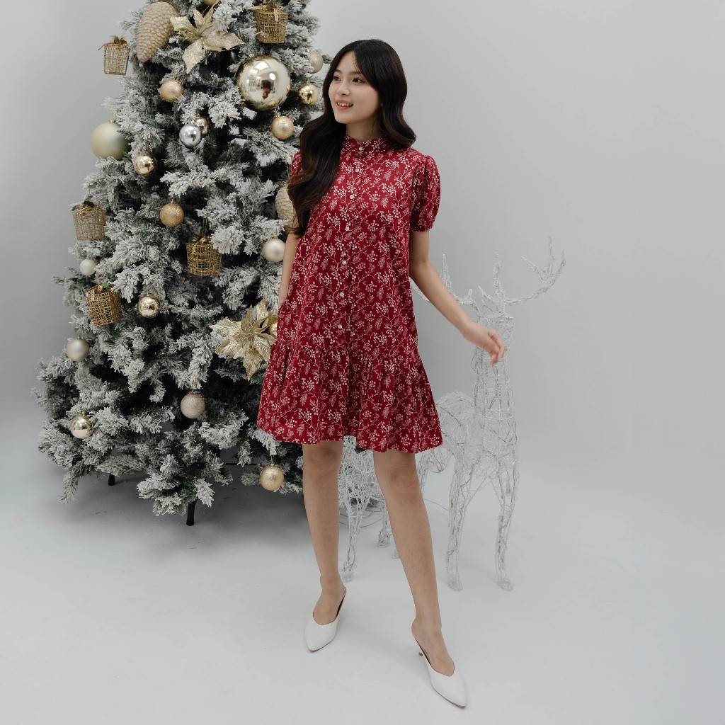 Beatrice Clothing Medan Elodie Dress - Pakaian Wanita | Dress Wanita Motif