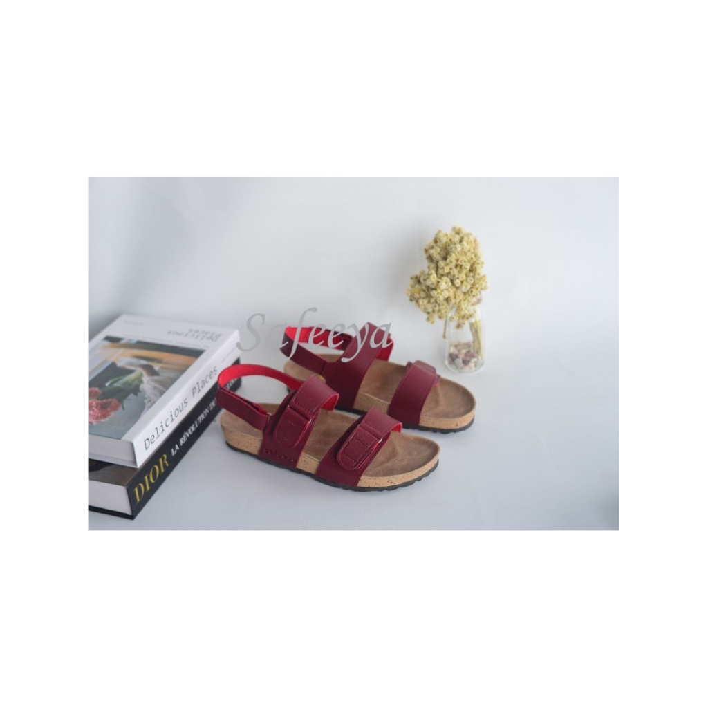 safeeya KAMIELA sandal tali wanita footbed