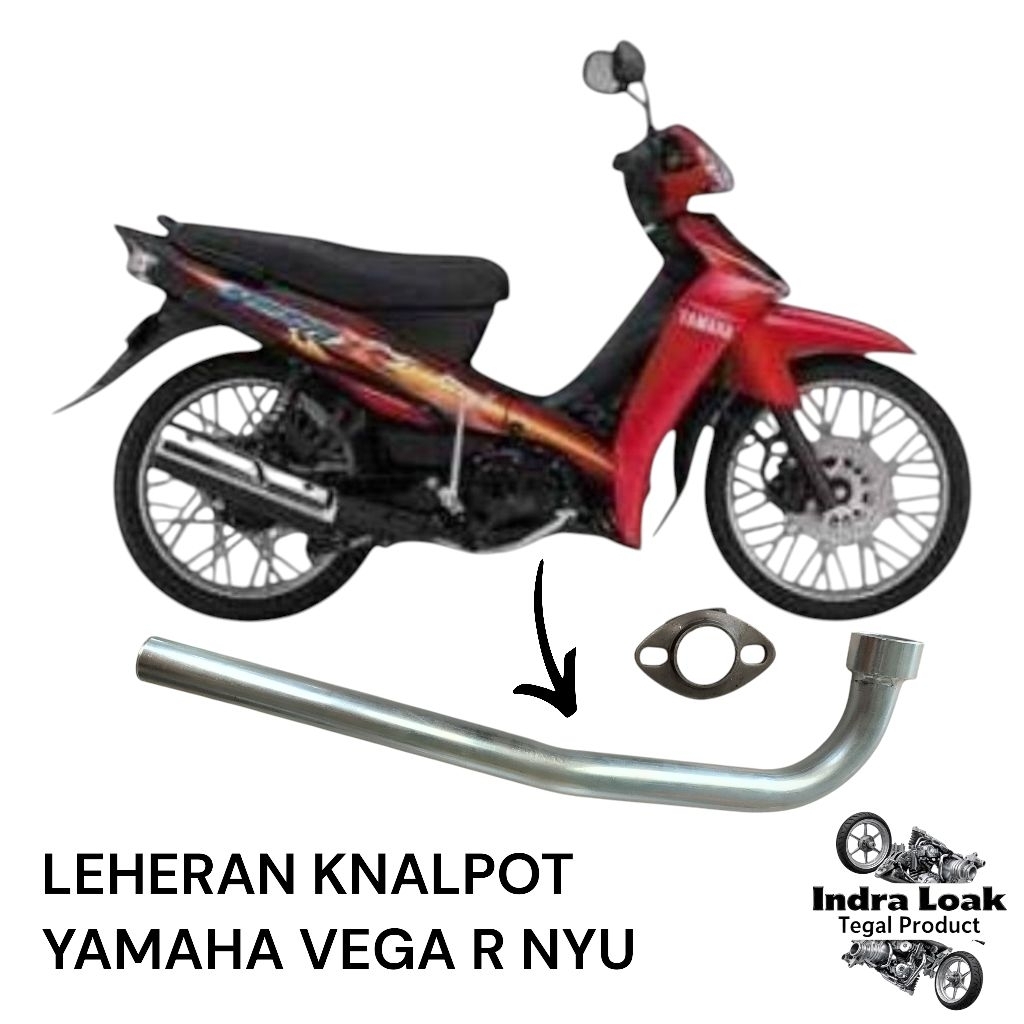 Leheran Knalpot Standar Ori Yamaha Vega R New